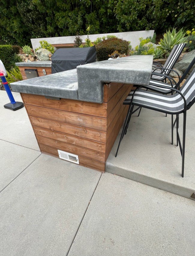 cement grill and bar